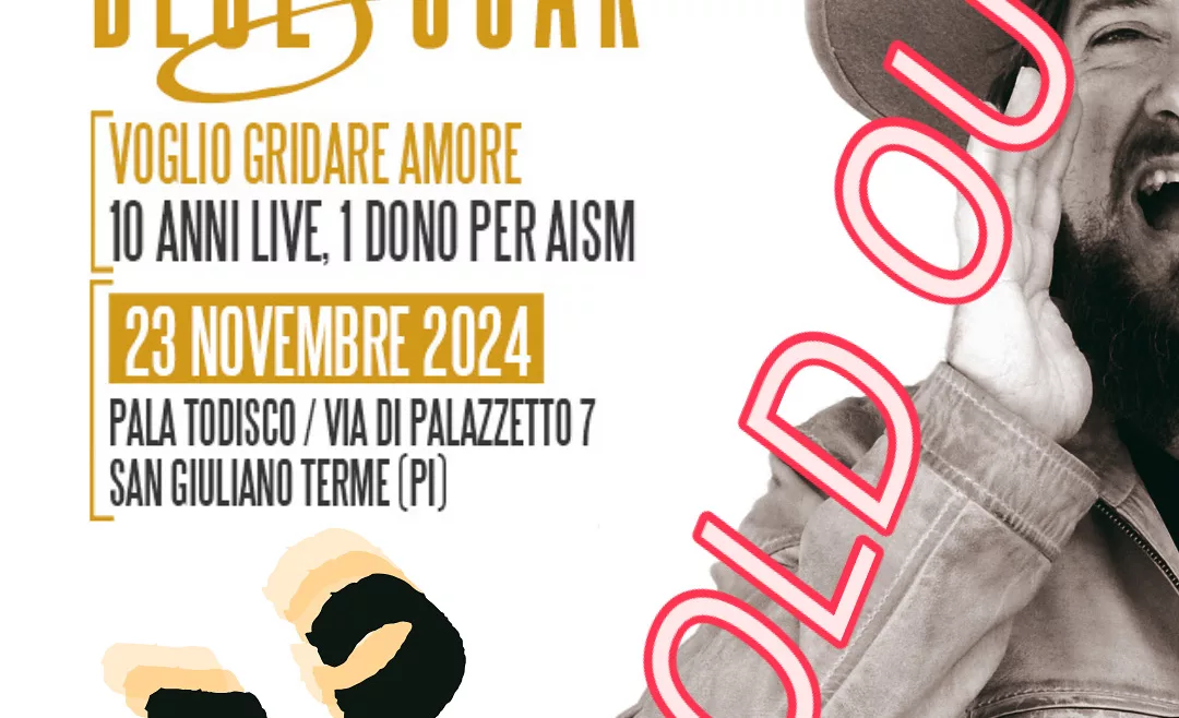 Pala Todisco VOGLIO GRIDARE AMORE Sold Out