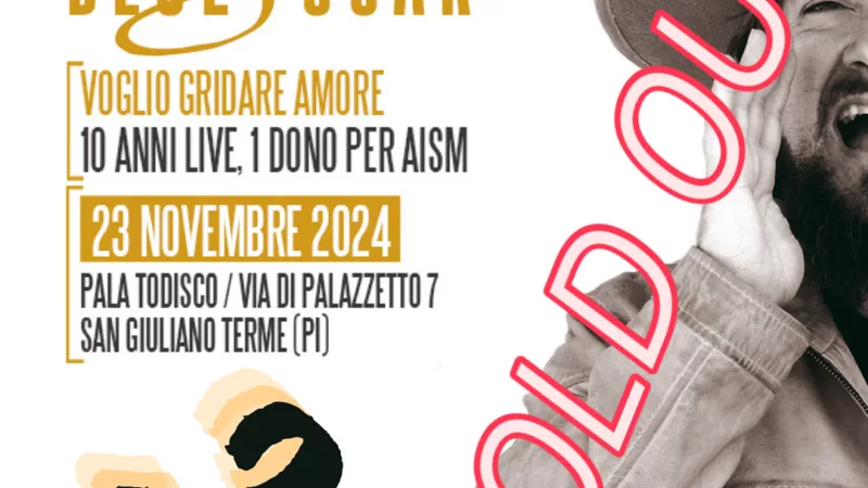 Pala Todisco VOGLIO GRIDARE AMORE Sold Out